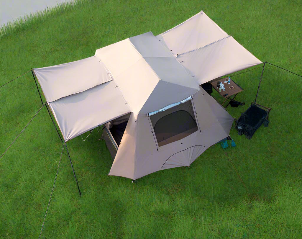 Large Camping Tent 3-8 Person Quick Setup. Perfect for Outdoor Family Adventures