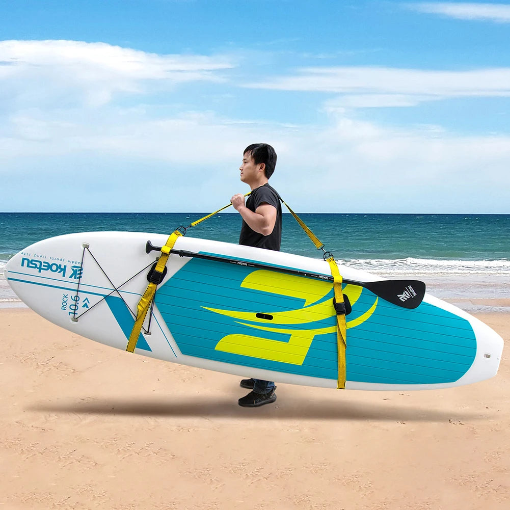 SUP Carrying Strap Adjustable Surfboard Shoulder Strap Stand up Surf Paddle Board Carrier for Paddleboards Surfboards Longboards