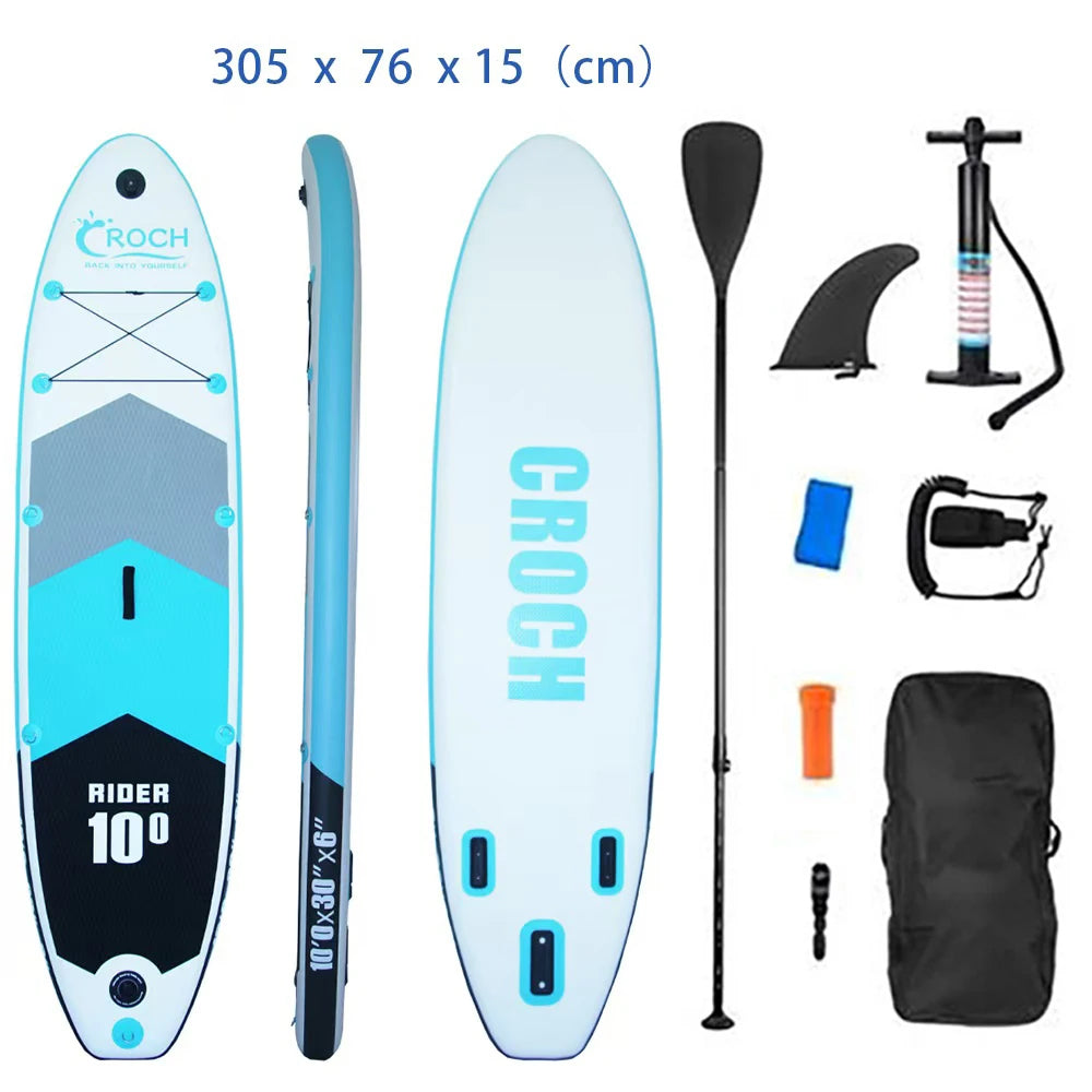 TOURUS 2023 April New Arrival Blue Wood Double Layers Sup Boards YOGA Inflatable Stable Stand up Paddle Board 11Feet 33Inch