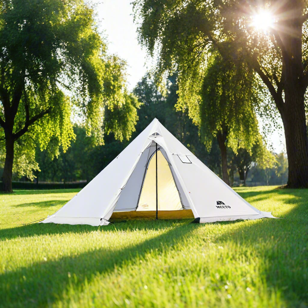 5-8 People Teepee Tent with Stove Jack 500PRO with Chimney provision