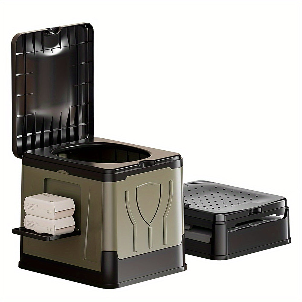 30L Foldable Portable Toilet, Compact & Portable