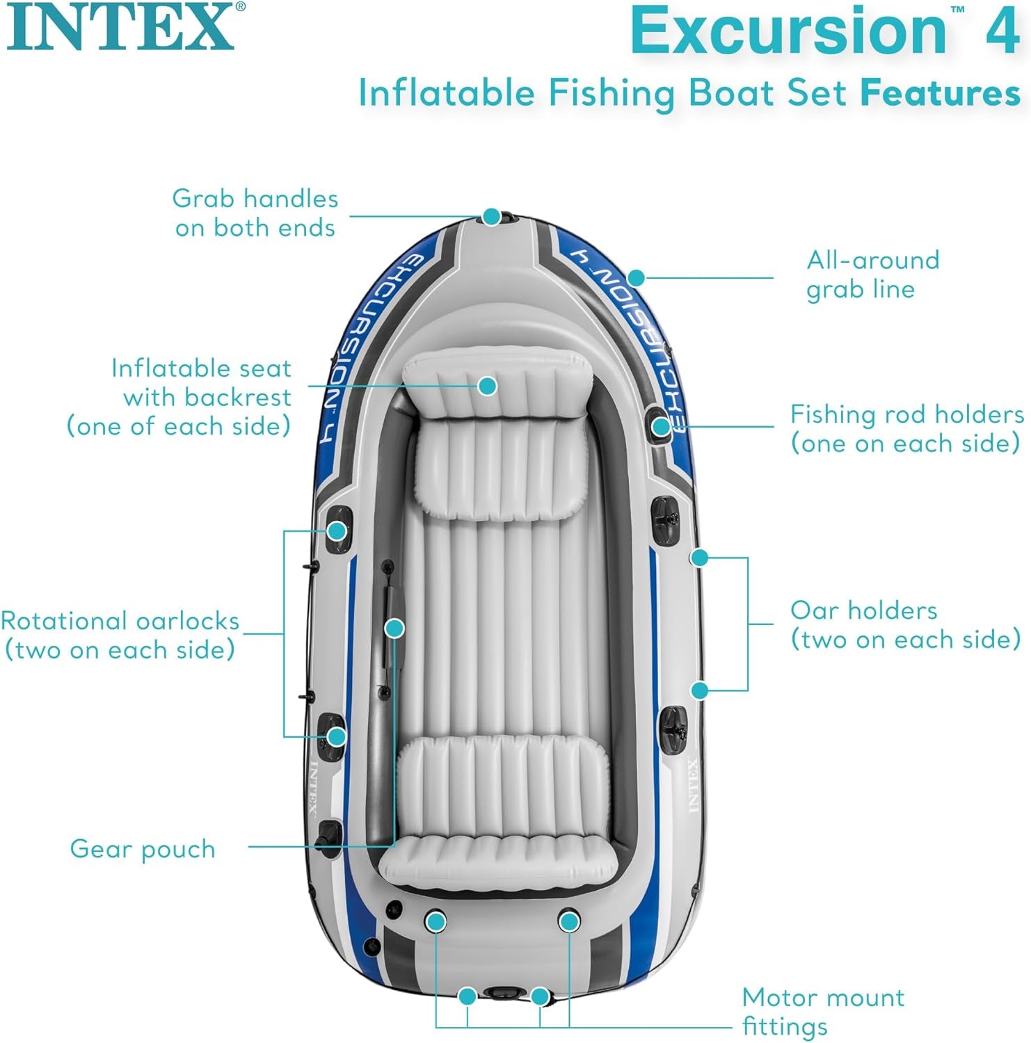 Excursion 5 Boat Set Inflatable Boat