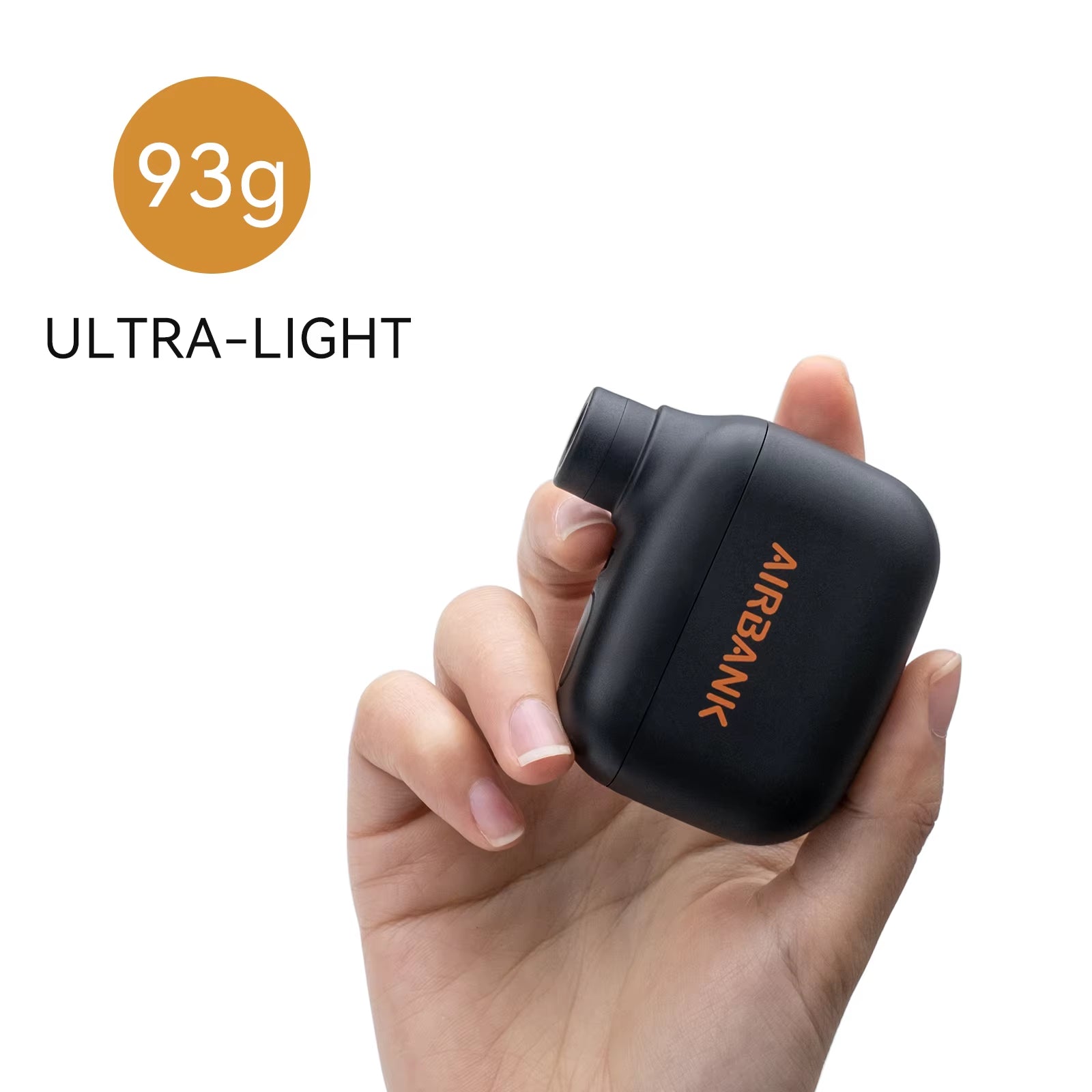 AIRBANK Pocket SE Mini Portable Electric Pump for Bicycle Cordless Tire Presta Schrader Valve Bike Accessories Fast Charging