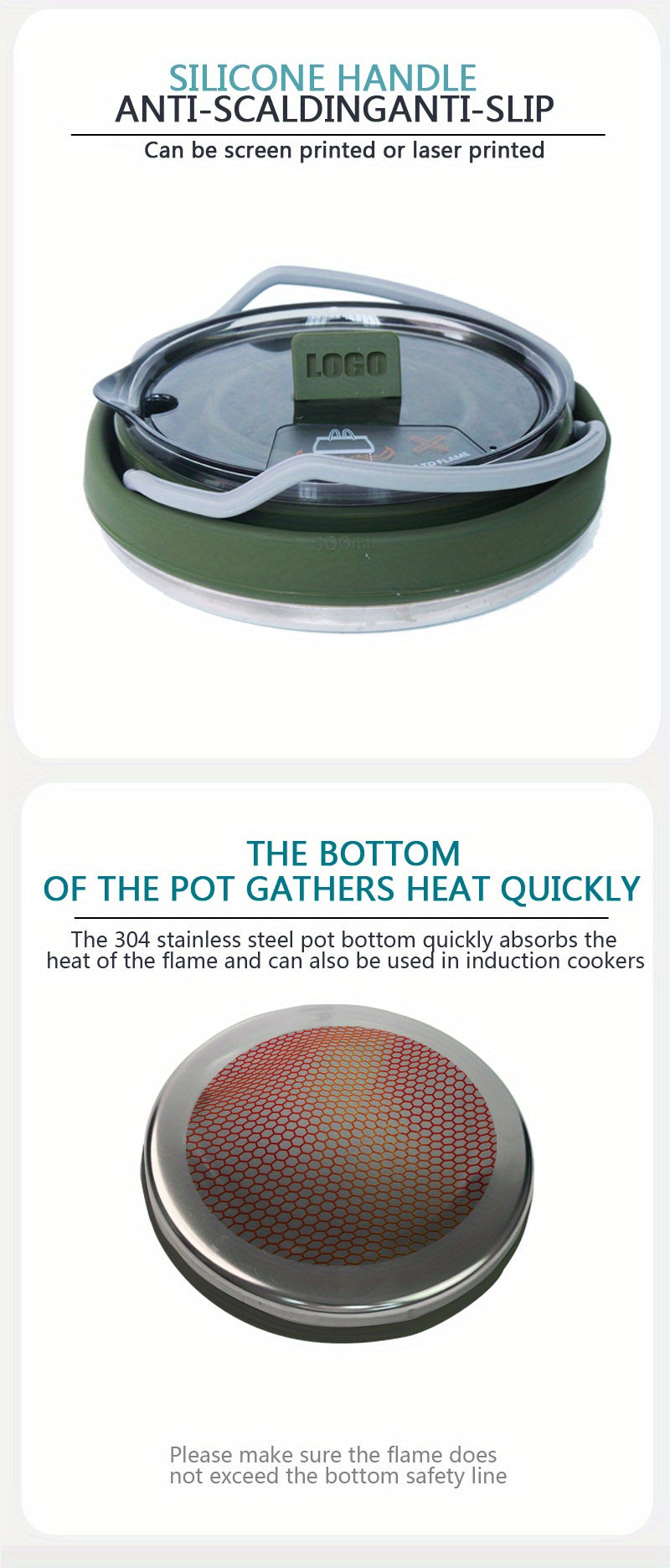 Silicone Folding Kettle | Lightweight & SUPER Portable