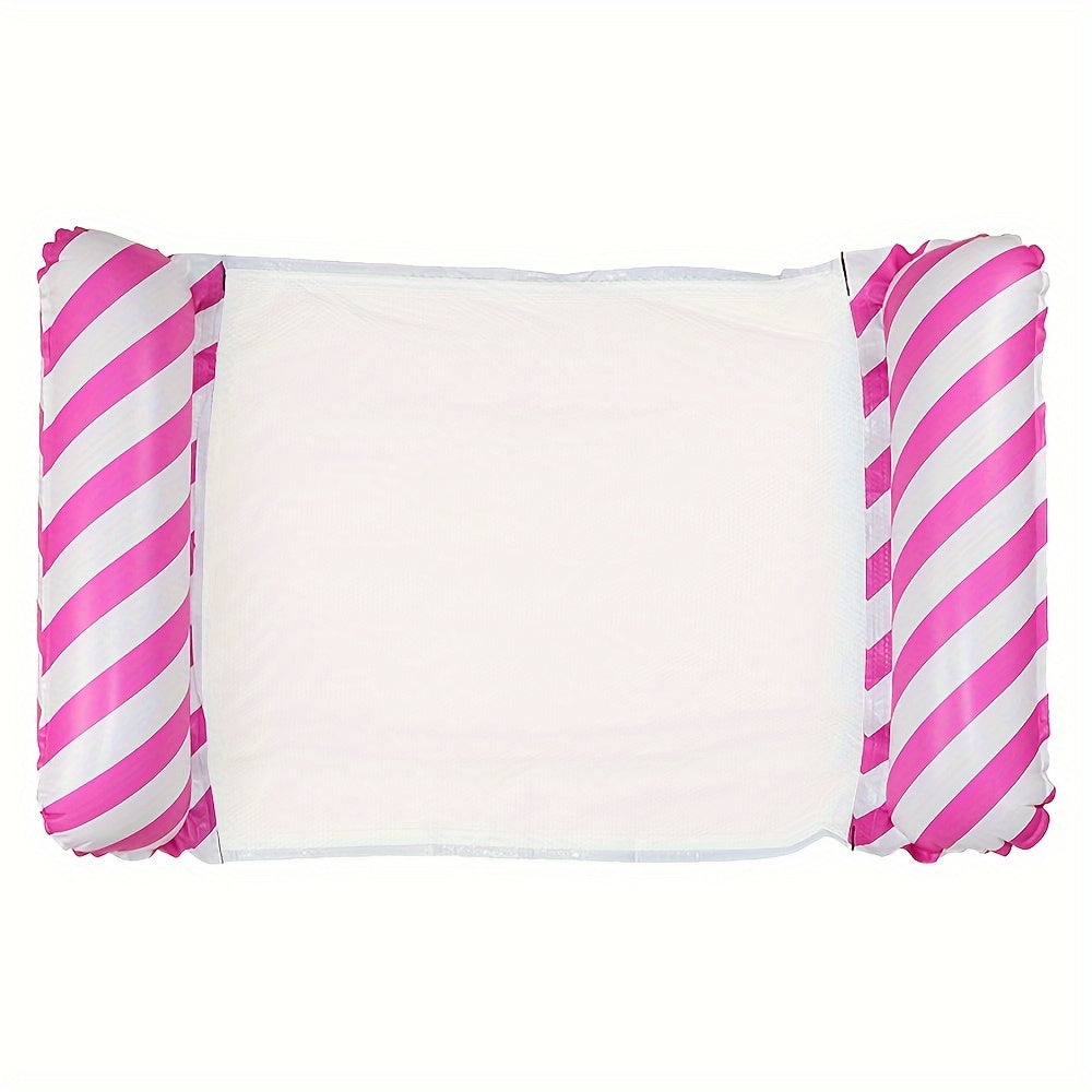 PVC Inflatable Floating Hammock, Double-Sided Pool Floatie