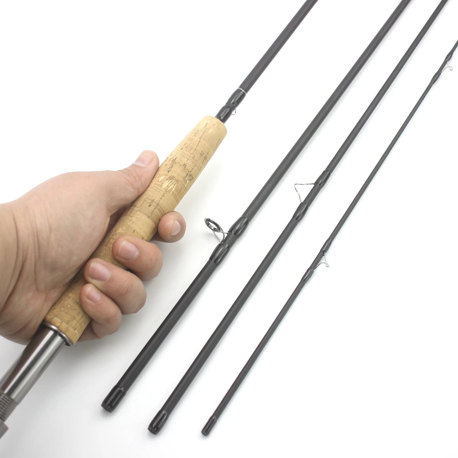 NEW 2.1M 7FT Fly Fishing Rod King Fisher Carbon Fiber Ultralight Weight Fly Fishing Rod Lake River Fly Rod Goods for Fishing