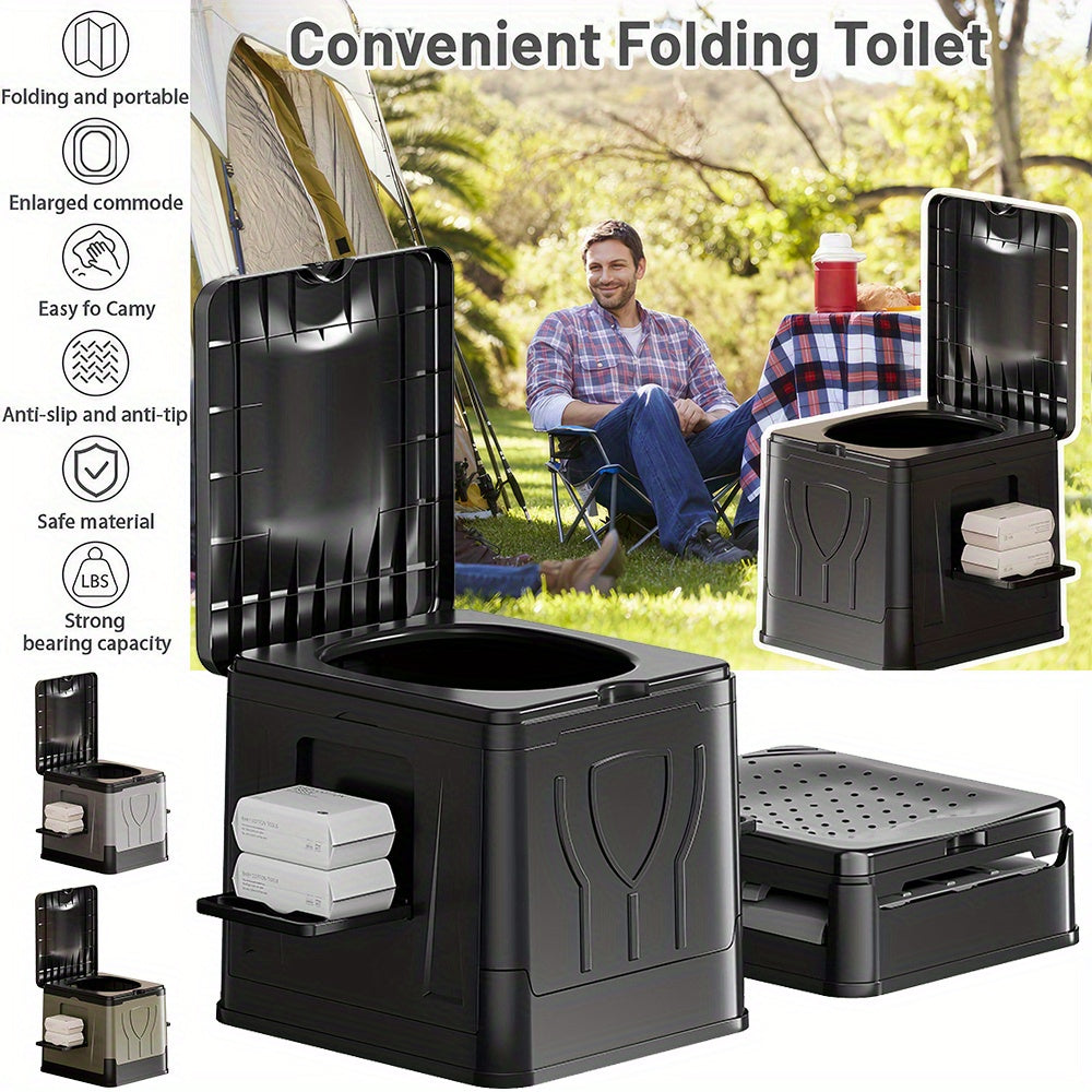 30L Foldable Portable Toilet, Compact & Portable