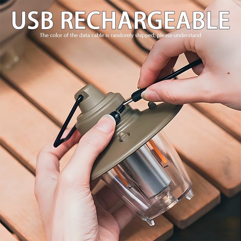 LED Handheld Lamp | USB Rechargeable for Fishing, Night Lighting