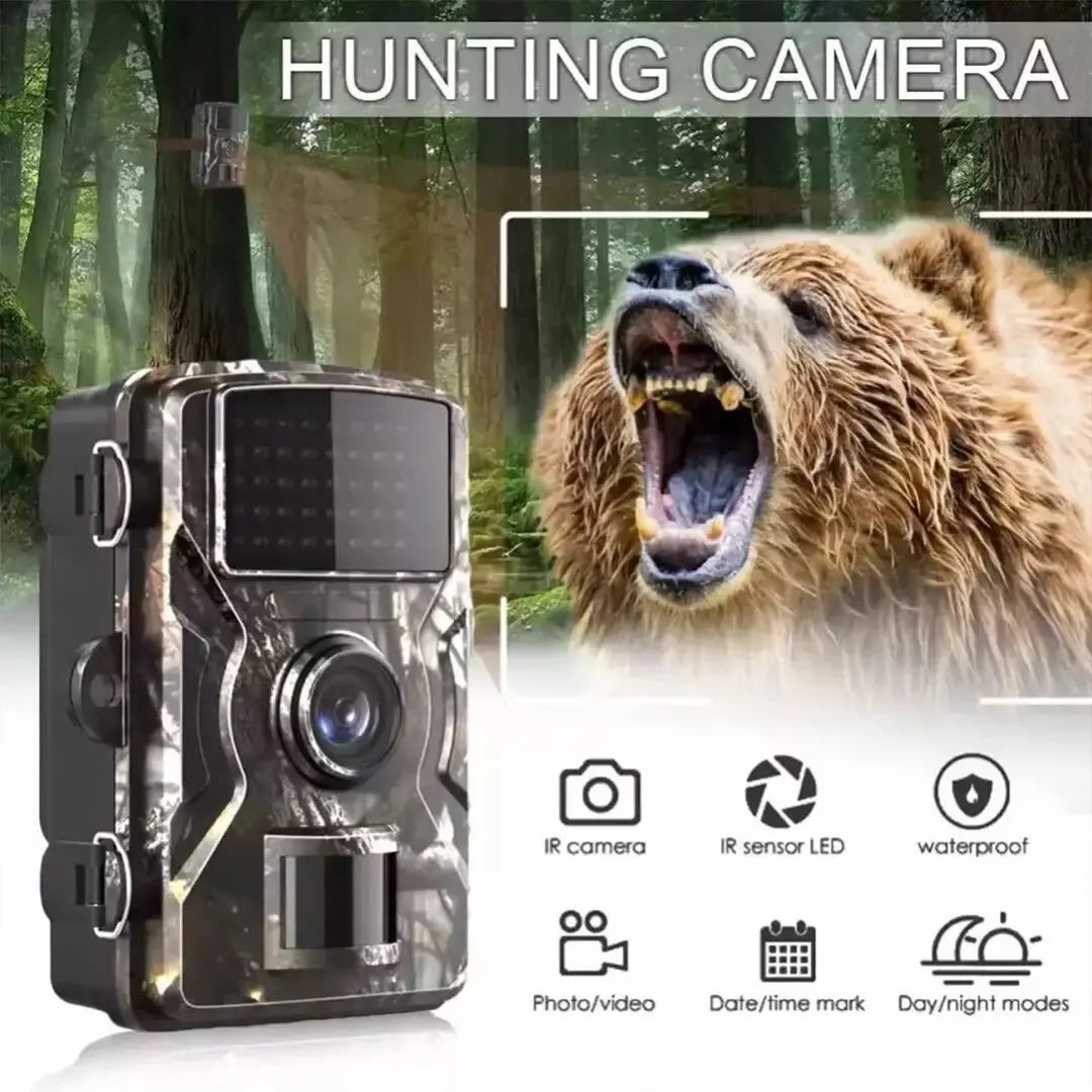 Hunting Trail Camera 16MP 1080P 940Nm Infrared Night Vision Motion Activated Trigger Security Cam Outdoor Wildlife Photo Traps