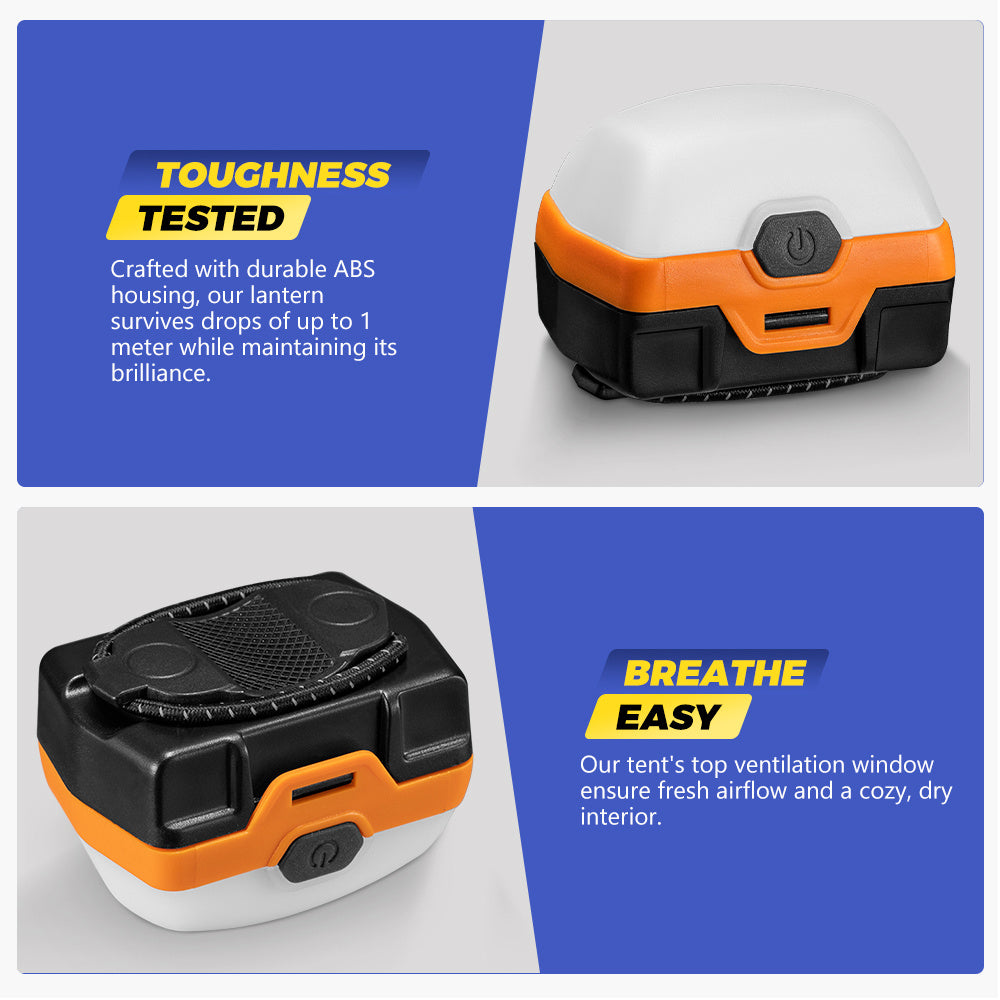 4pcs Portable Camping Lantern - Compact Outdoor Camping light