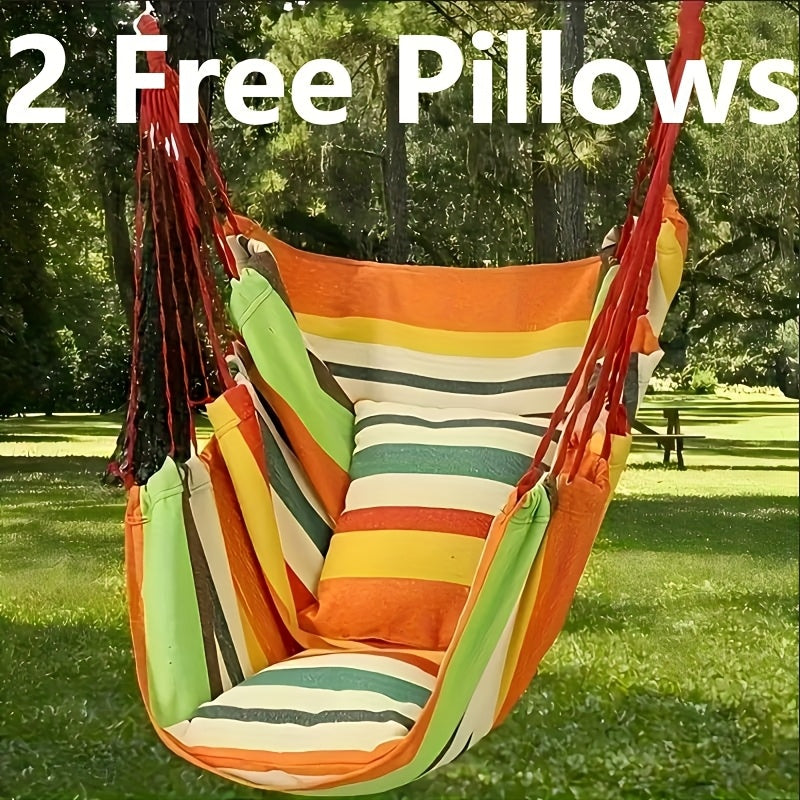 Hammock Hanging Chair With Double Pillows Included, Capable Of Bearing 200kg!!!