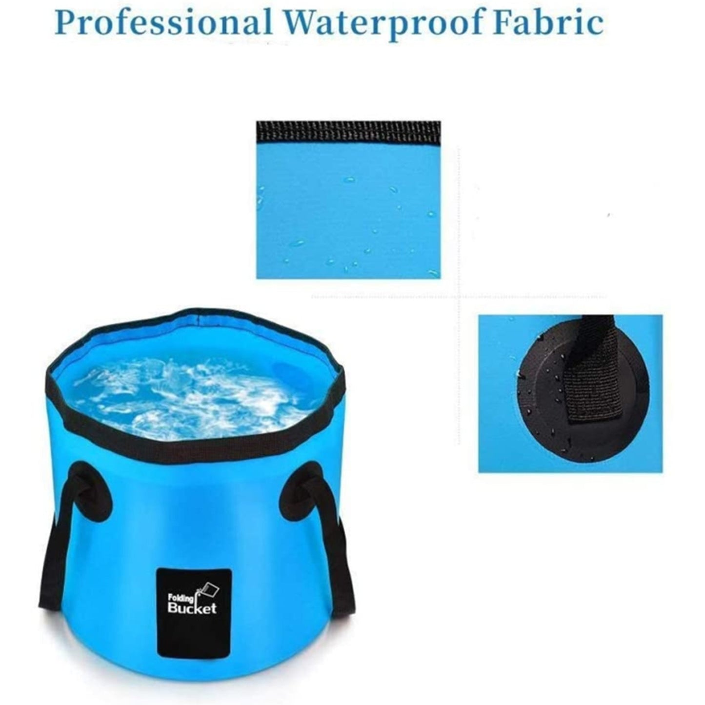 Portable Foldable Water Bucket - Perfect for fishing & Camping!!