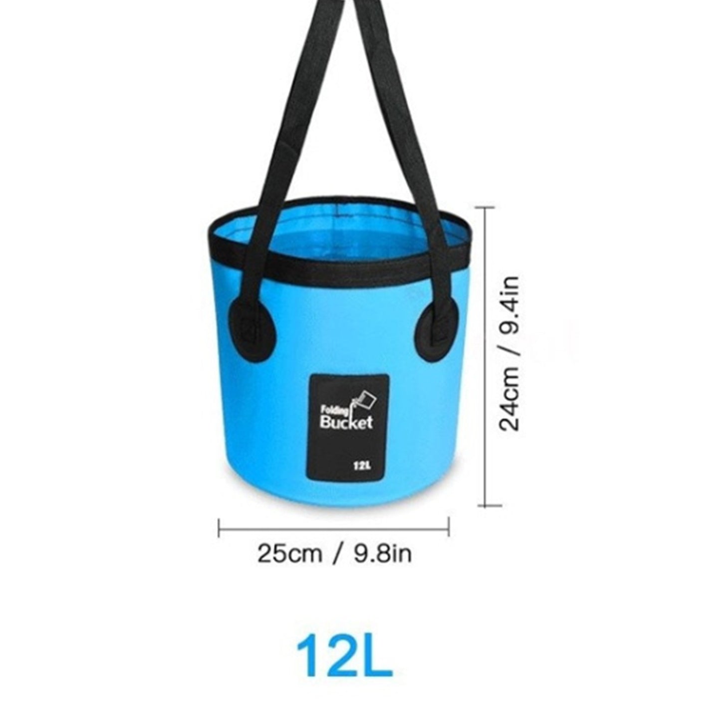 Portable Foldable Water Bucket - Perfect for fishing & Camping!!