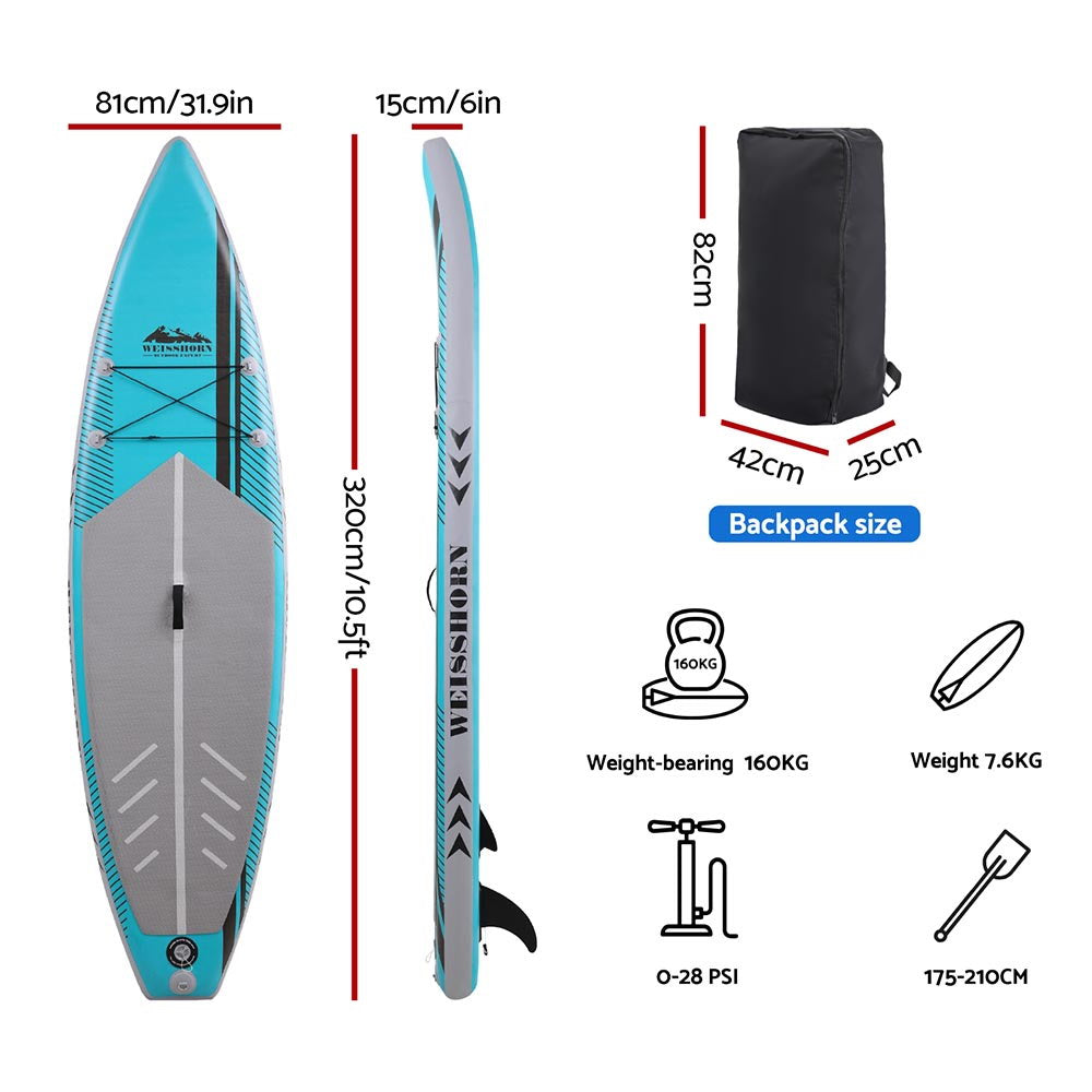 Stand Up Paddle Board 10.5ft Inflatable SUP