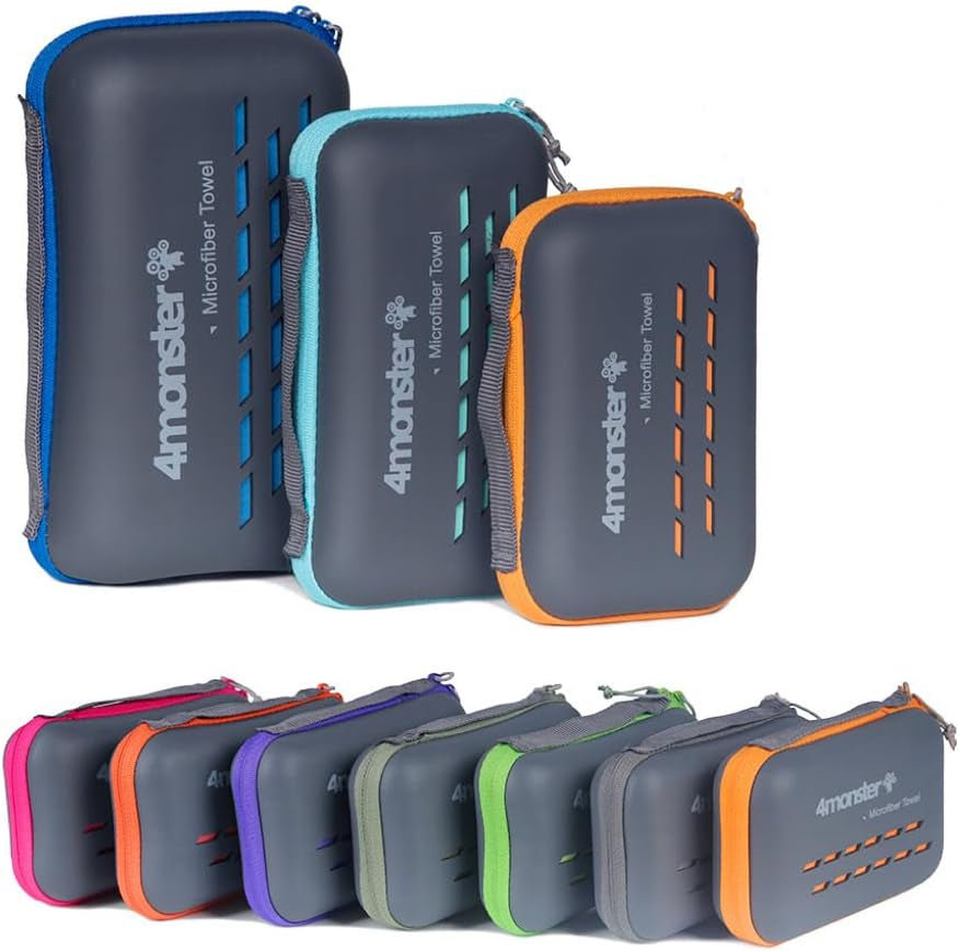 Camping Towels Super Absorbent, Fast Drying Microfiber Travel Towel, Quick Dry Ultra Soft Compact Gym Towel for Swimming Beach Hiking Yoga Travel Sports Backpack (47.00" X 23.60", Blue)