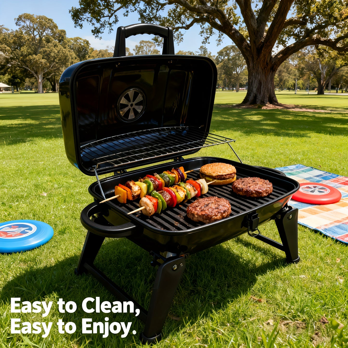 Compact Portable Charcoal BBQ Grill