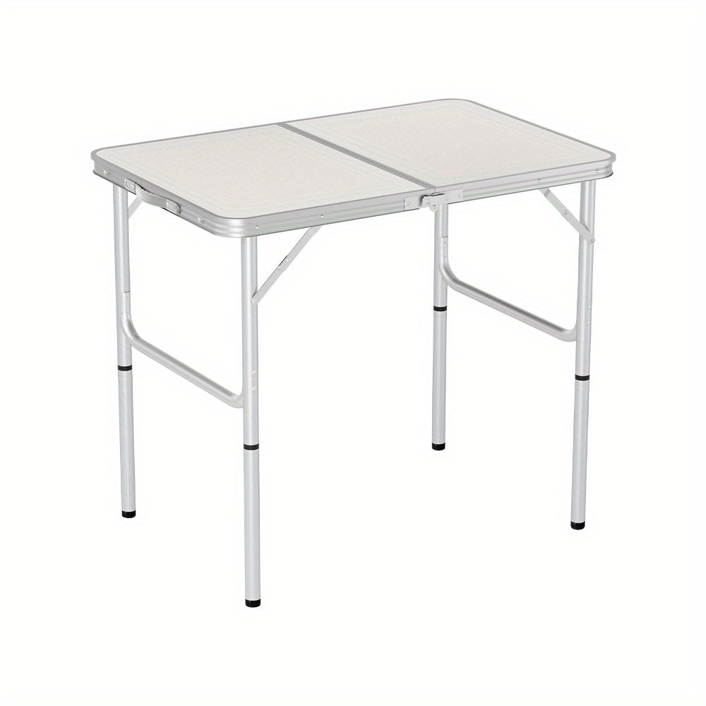 90CM Adjustable Folding Camping Table - Portable Outdoor Picnic Desk