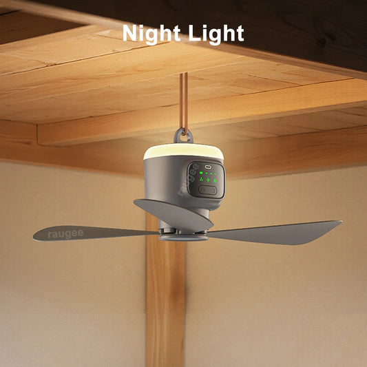 Portable Tent or Swag Ceiling Fan Outdoor Camping