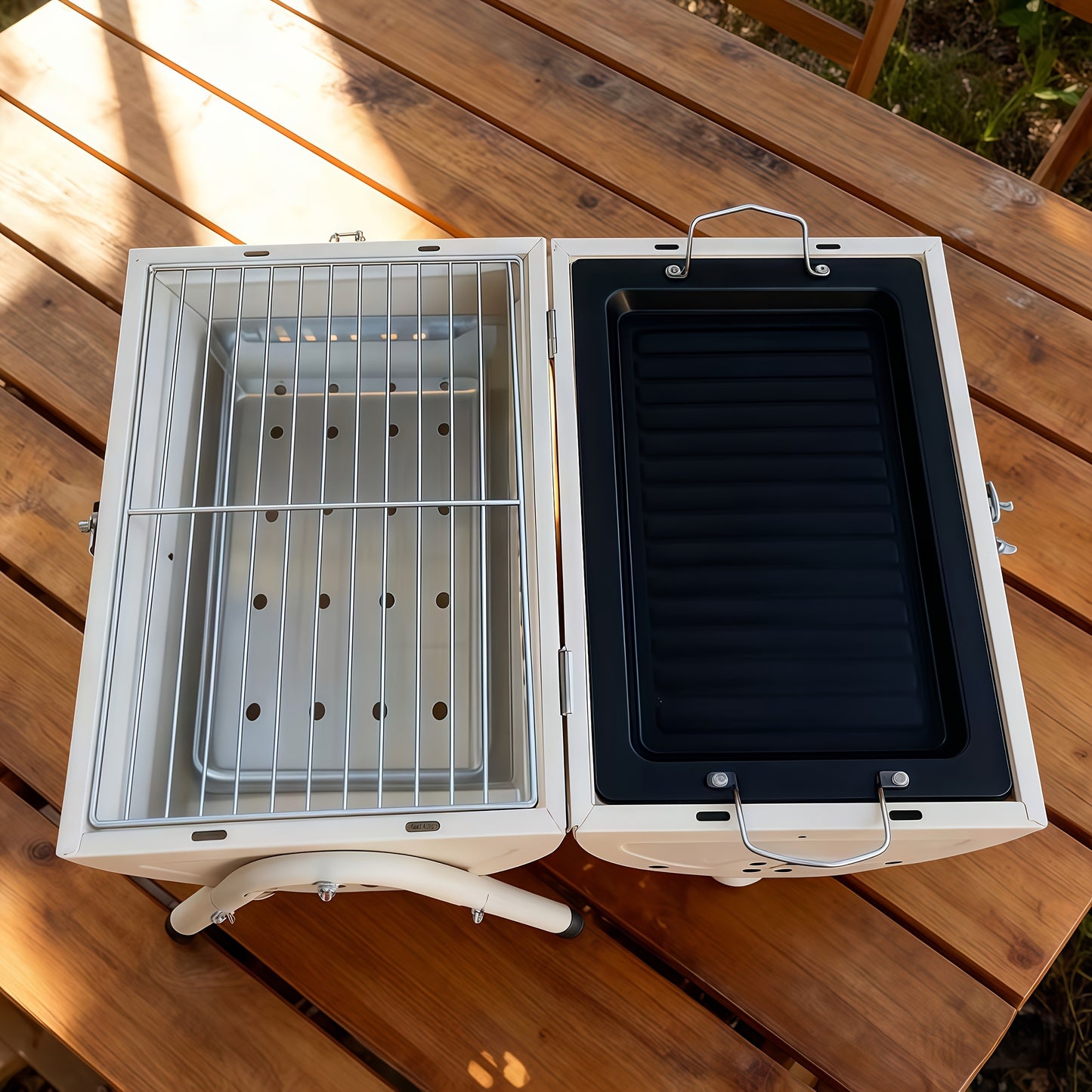 Portable Charcoal Grill | Easy to Carry for Camping, BBQ, Picnics