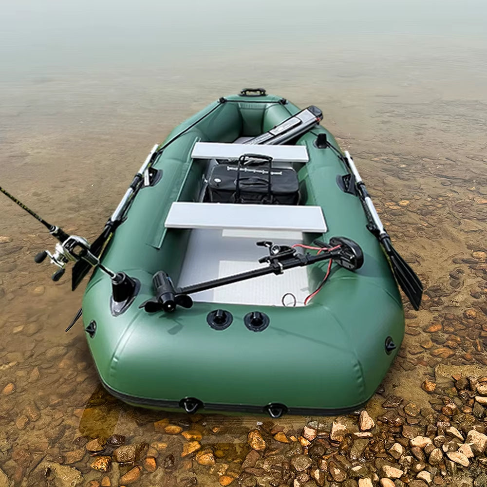 Savagemarine-Pvc Inflatable Belly Boat for River Fishing, Kayak Lure, Fishing Boat, Can Install the Outboard Engine