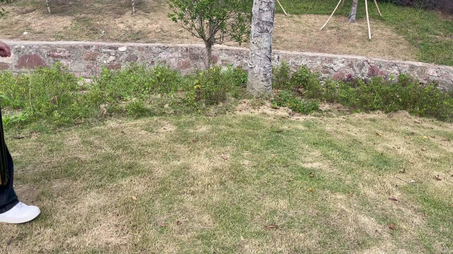 Portable Folding Picnic Table -  Durable Aluminum Frame with Wood Look Top