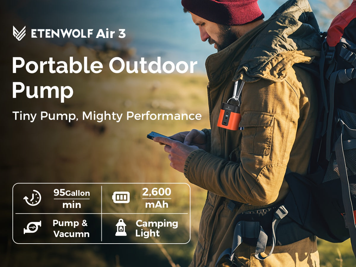 Electric Air Pump - A Camping Must-Have!!!!