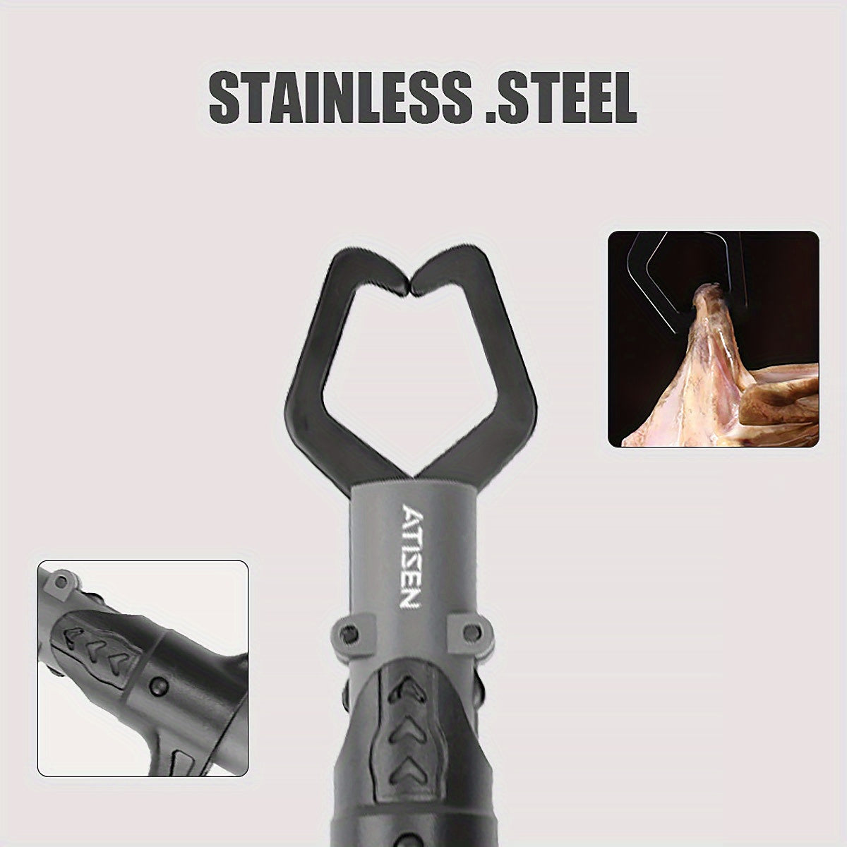 2pcs Durable Stainless Steel Fishing Pliers - Essential Tool for Easy Fish Control and Outdoor Fishing