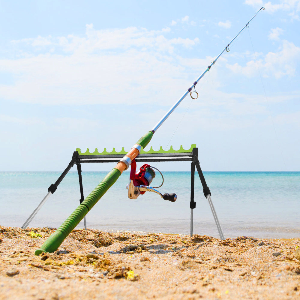 Heavy-Duty Adjustable 8-Hole Fishing Rod Holder