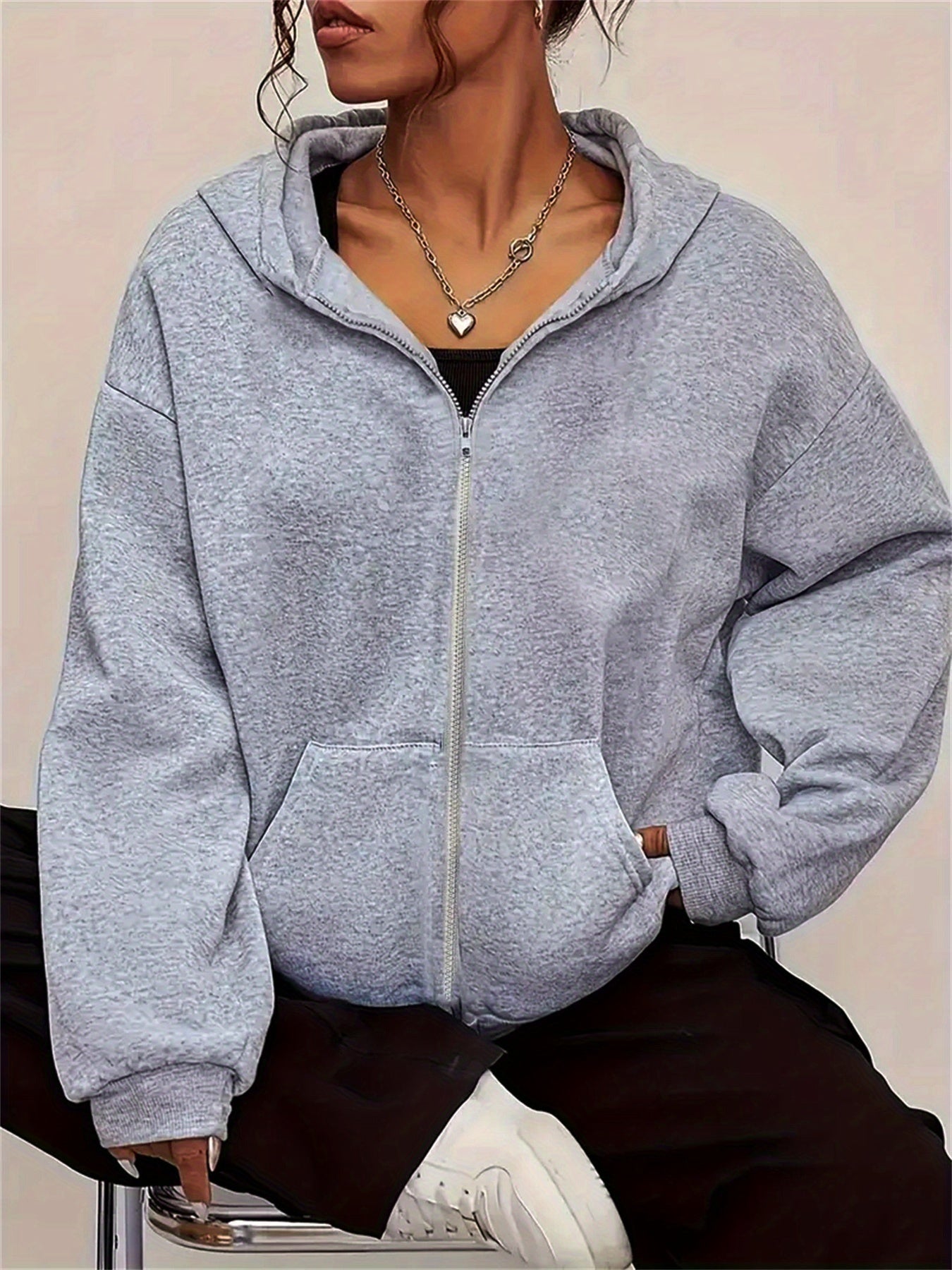 Womens "REEL GIRLS FISH!" Zip-Up Sweatshirt, Soft All-Season Pullover