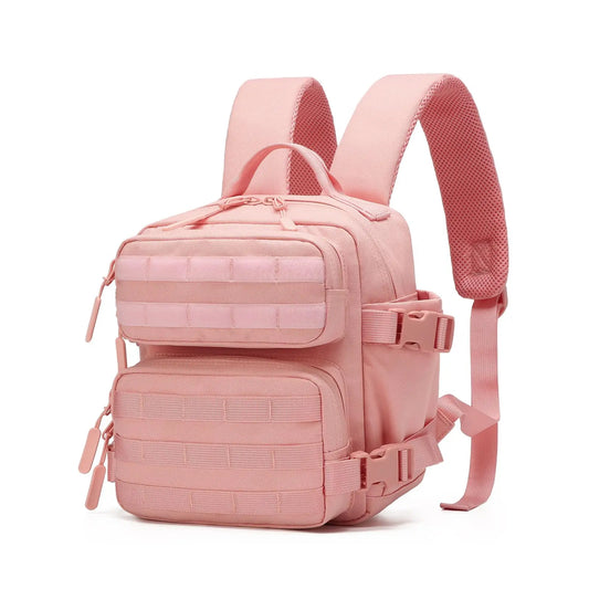 9L Mini Tactical Backpack Small Gym Bag Fitness Portable Backpack with Molle System for Hiking, Camping, Traveling, Daily Use