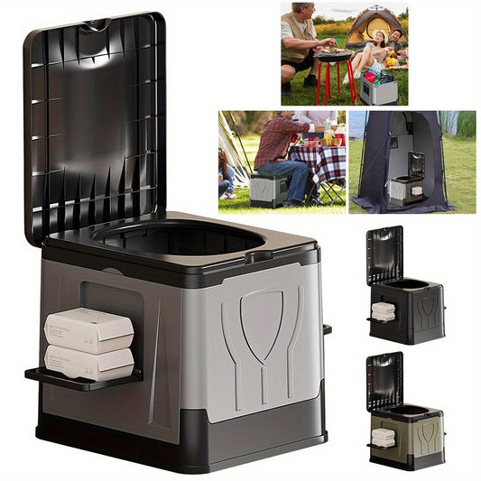 30L Foldable Portable Toilet, Compact & Portable