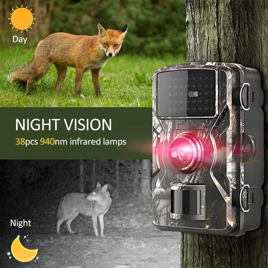 Hunting Trail Camera 16MP 1080P 940Nm Infrared Night Vision Motion Activated Trigger Security Cam Outdoor Wildlife Photo Traps