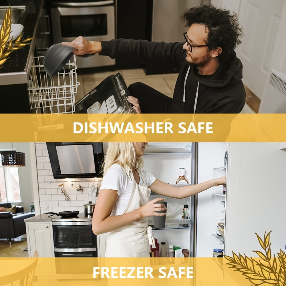 16pcs Wheat Straw Dinnerware Set - Unbreakable!!