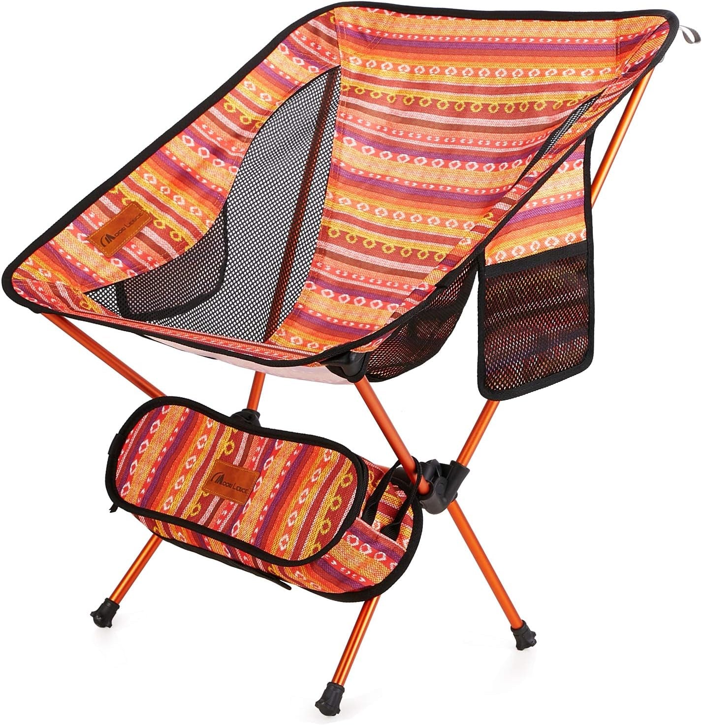 Outdoor Chair, Camping Chair, Compact, Foldable, Ultra Lightweight, Storage Bag, Hiking, Load Capacity 330.7 Lbs (150 Kg)