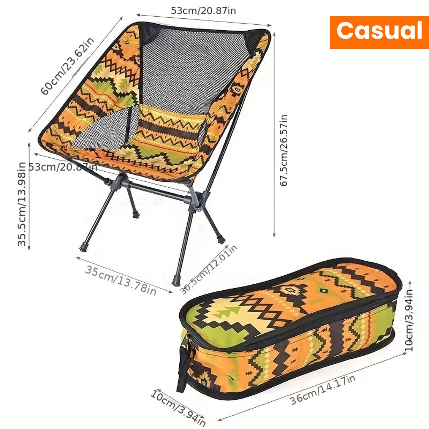Portable Folding Chair |  Aluminum Alloy