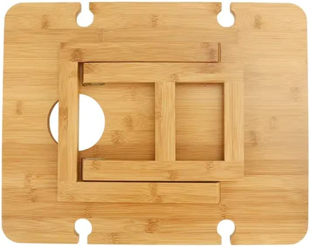 Bamboo Travel Picnic Table 48X38X25Cm, Portable, Lightweight Table with Folding Legs Perfect for Camping, Beach, Outdoor Dinner