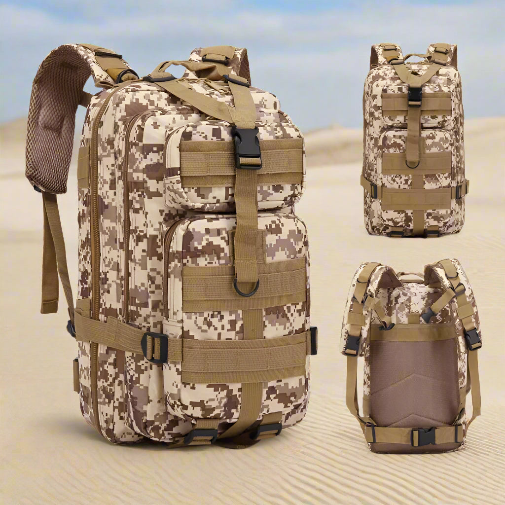 3P Tactical Backpack 20L-25L 1000D Nylon Outdoor Hiking Camping Traveling Fishing for Men Hunting Molle Bag Sport Rucksacks