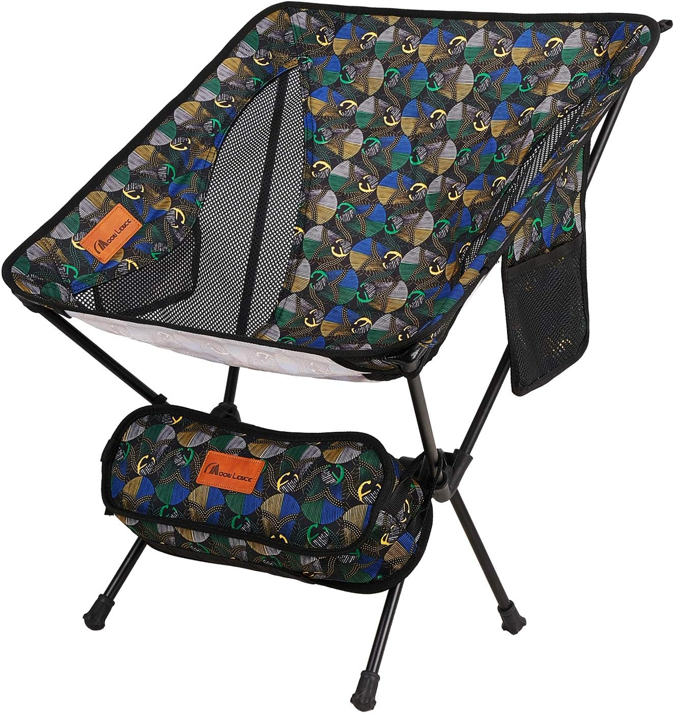 Outdoor Chair, Camping Chair, Compact, Foldable, Ultra Lightweight, Storage Bag, Hiking, Load Capacity 330.7 Lbs (150 Kg), Chair A