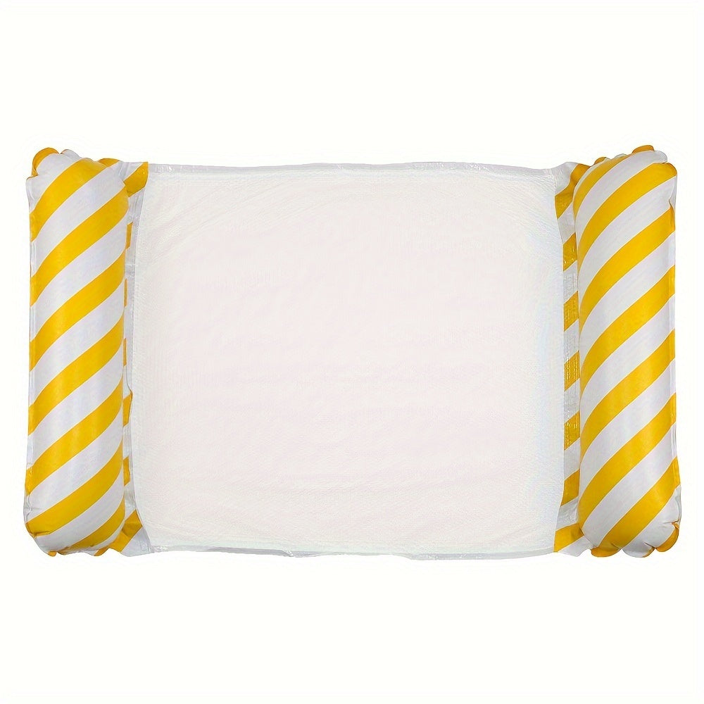 PVC Inflatable Floating Hammock, Double-Sided Pool Floatie