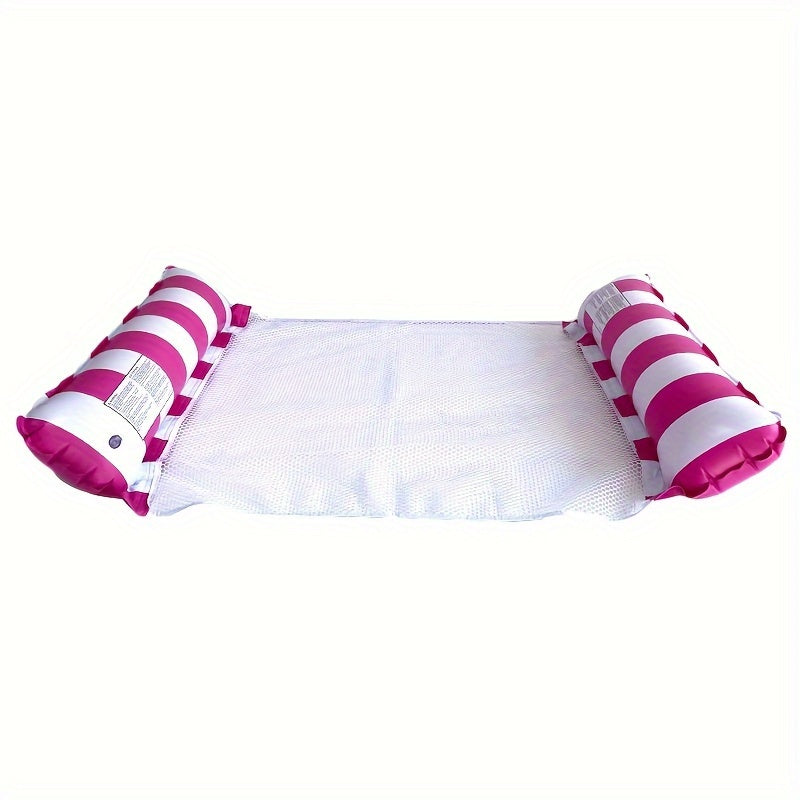 PVC Inflatable Floating Hammock, Double-Sided Pool Floatie