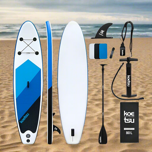 Inflatable Stand up Paddle Board SUP Board Surfboard Kayak Water Sport Surf Set Paddleboard Fin Foot Rope Pump Inflator Canoe