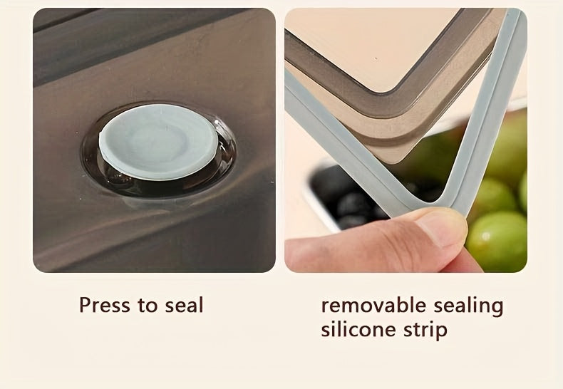 304 Stainless Steel Storage Containers with Clip-On Lids