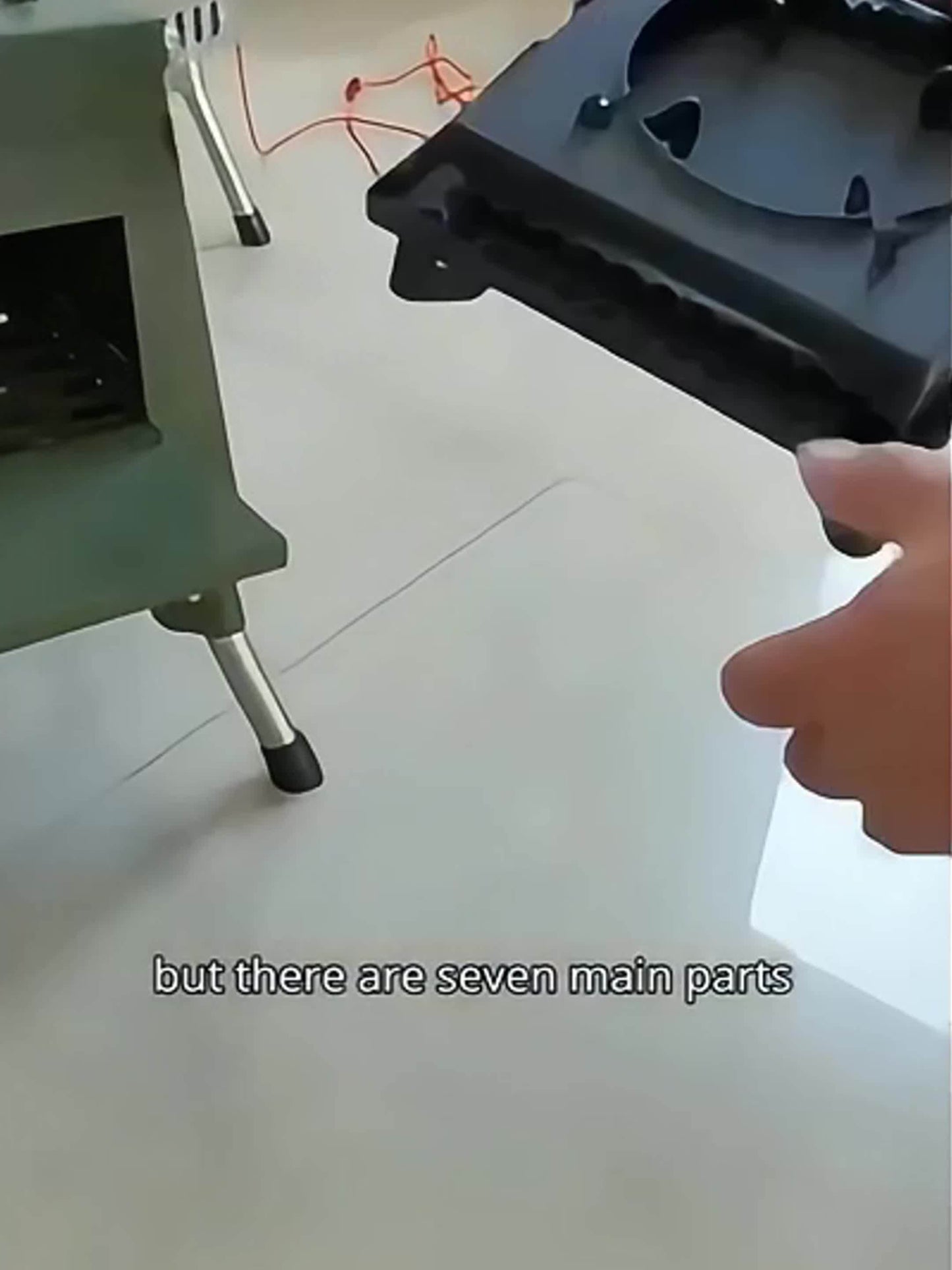 Portable Wood Camping Stove, Durable Folding Firewood Stove BBQ