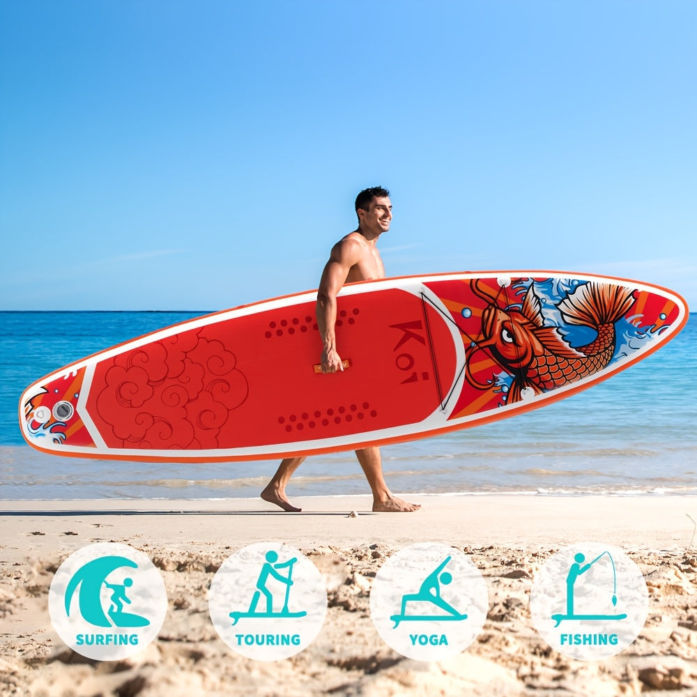Koi Inflatable Paddleboard | 165kg+ Load Capacity with Full Accessories