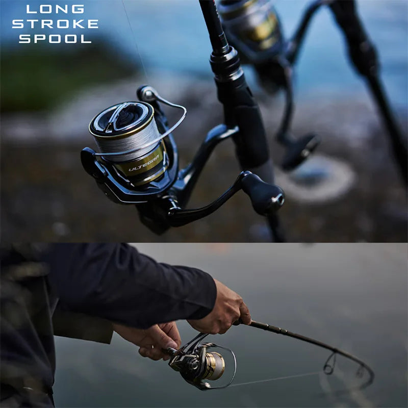 2025 ULTEGRA CORESOLID Serise Spinning Reel 180-275G Max Drag 6.2Kg INFINITYXROSS ANTI-TWIST FIN Seawater Fishing Reel