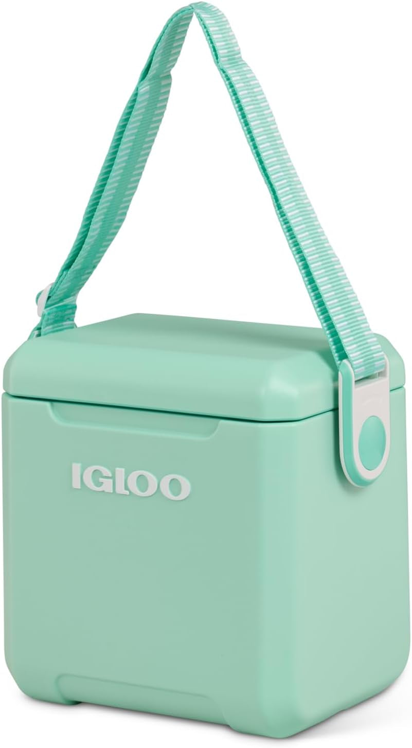 Teal 11 Qt Tag along Too Strapped Picnic Style Cooler