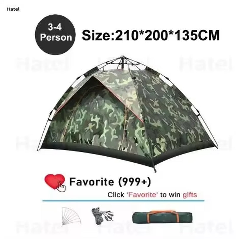 Goture 6-7Person Waterproof Automatic Tent 240*240*150Cm Double Layer Camping Tent Outdoor Dome Camping Family Tent Couple Tents