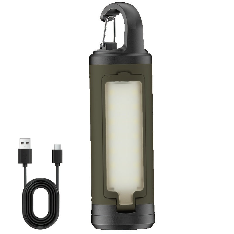 Portable LED Camping Light with Hooks, Multifunctional Tent Lamp.