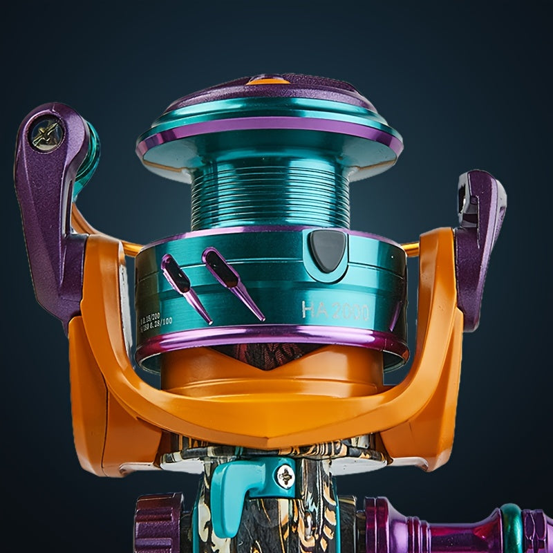 a High-Performance Spinning Reel Featuring a 5.2:1 Gear Ratio And a Maximum Drag of 8KG