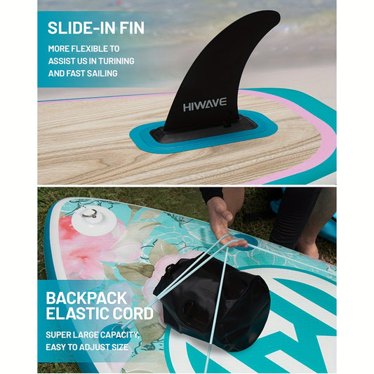 Waterproof Inflatable Paddle Sup Board 11'x34''x6''